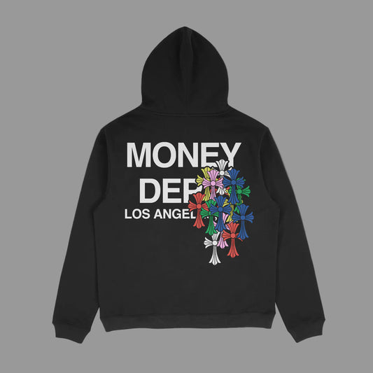BLACK CHROME X MONEY DEPT HOODIE