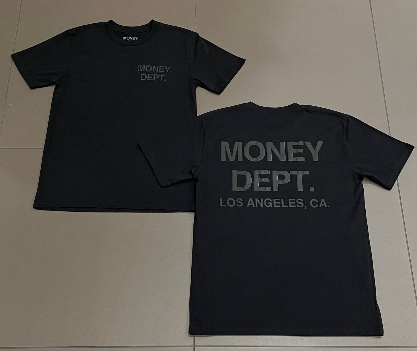 Black/Black Money Dept Tee