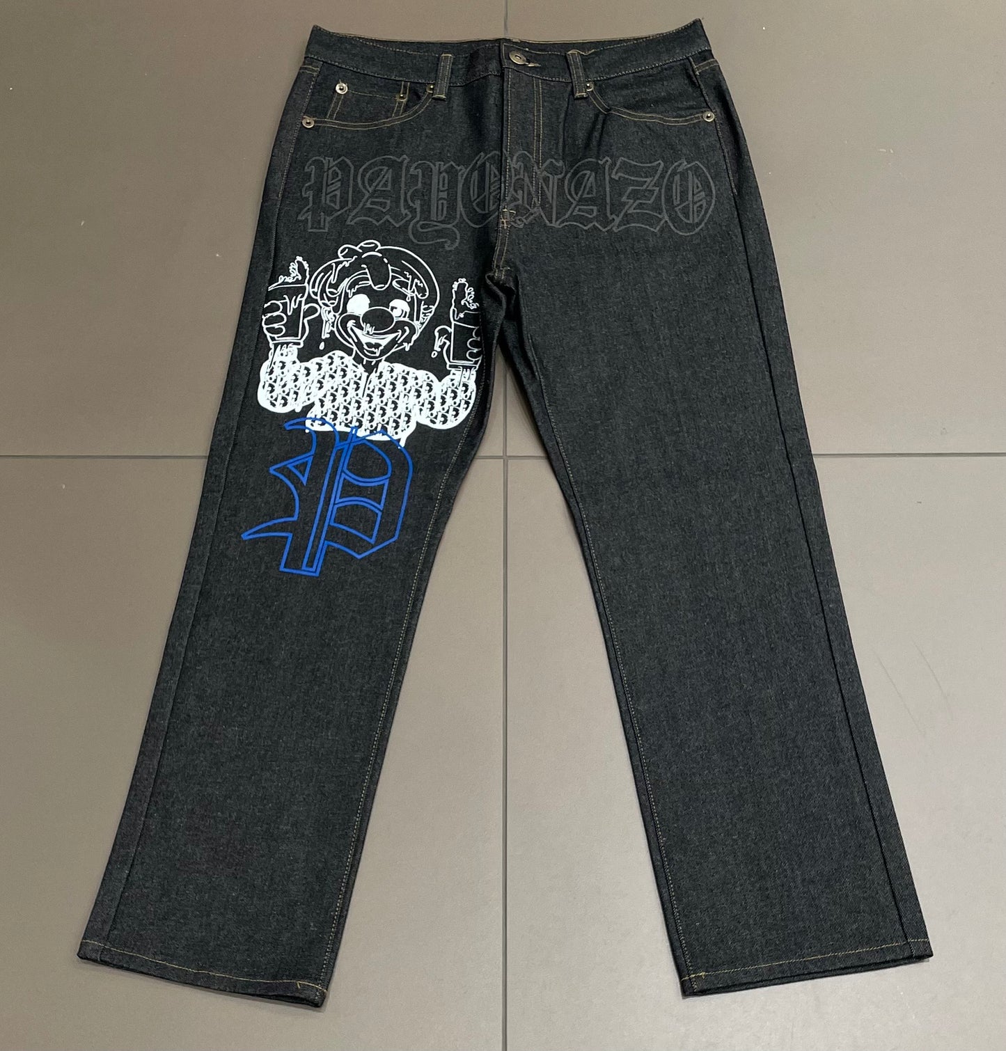 Black Denim/Blue Payonazo Jeans