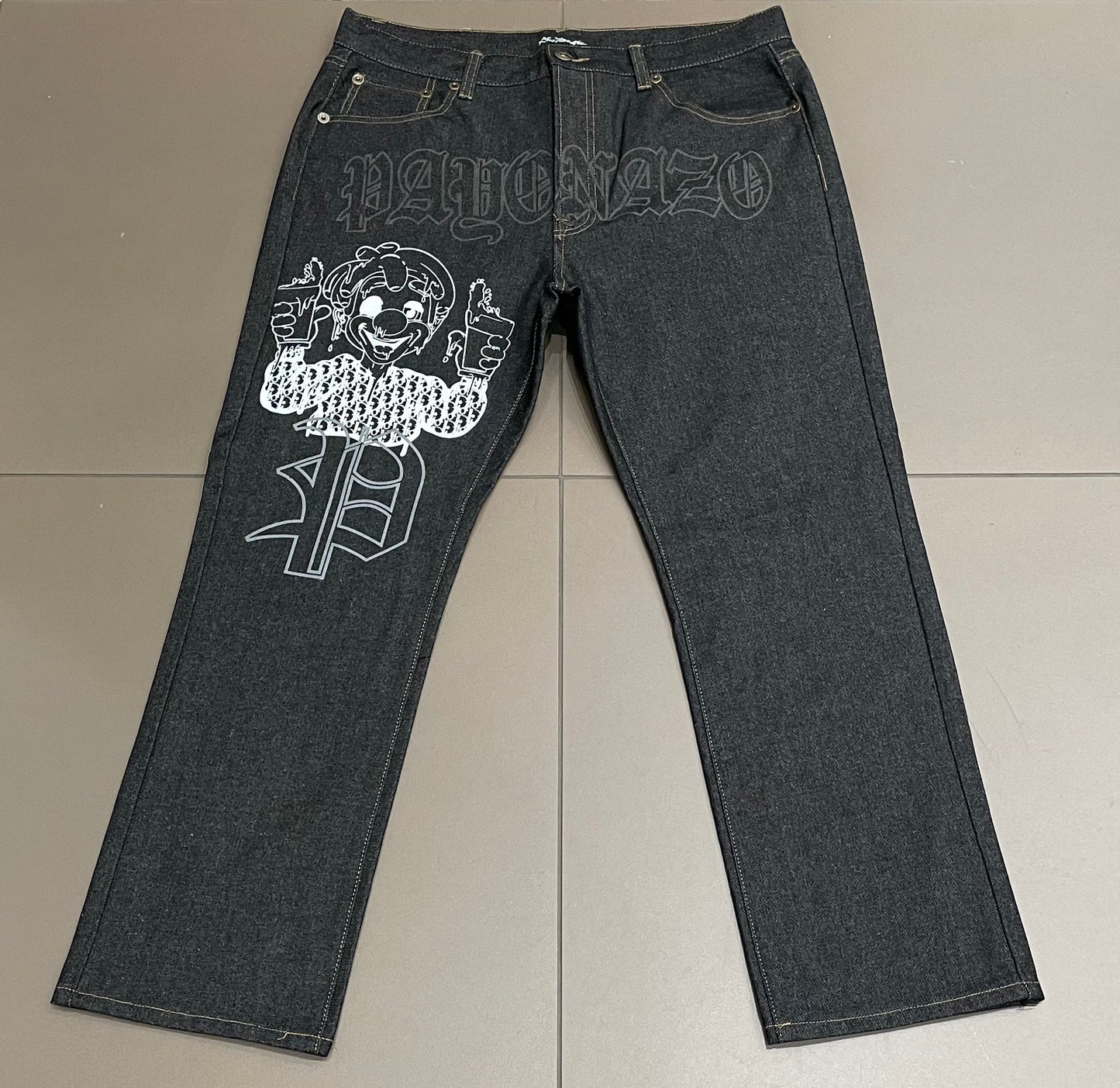 Black Denim/Grey Payonazo Jeans