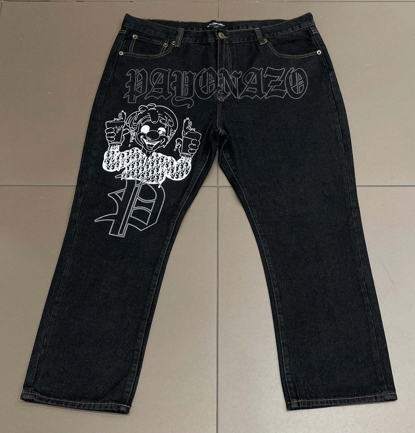 Washed Black/Grey Payonazo Jeans