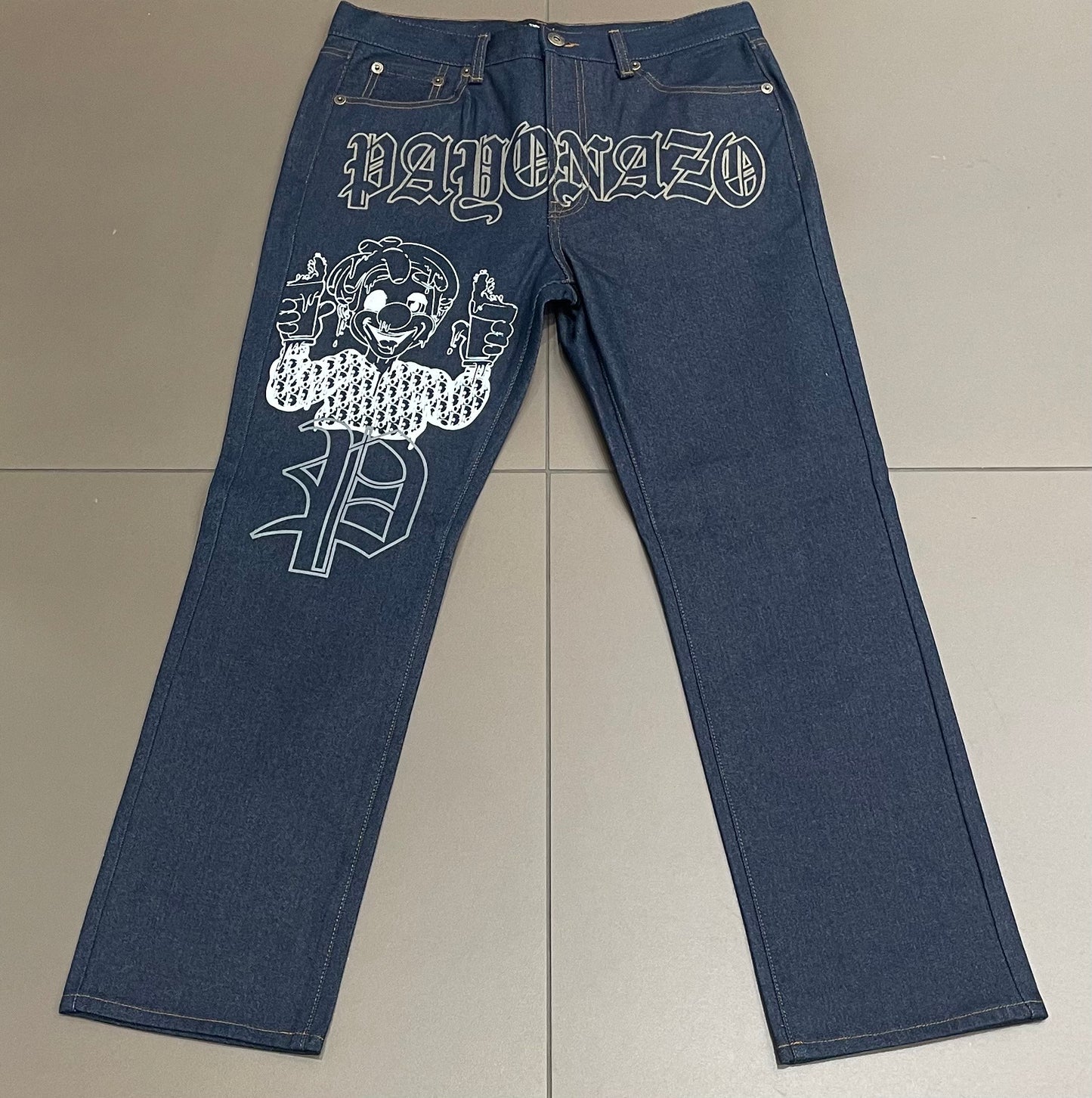 Navy/Grey Payonazo Jeans