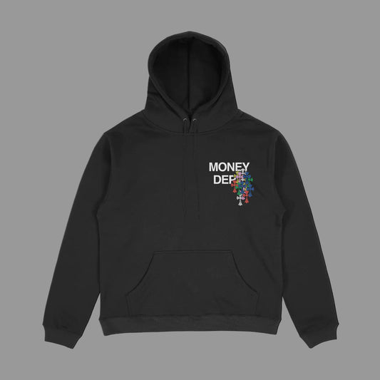 BLACK CHROME X MONEY DEPT HOODIE