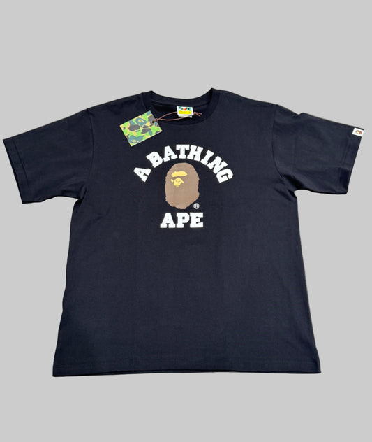 A BATHING APE COLLEGE TEE MENS