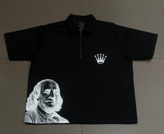 Black/White SDL Ben Davis Half Zip