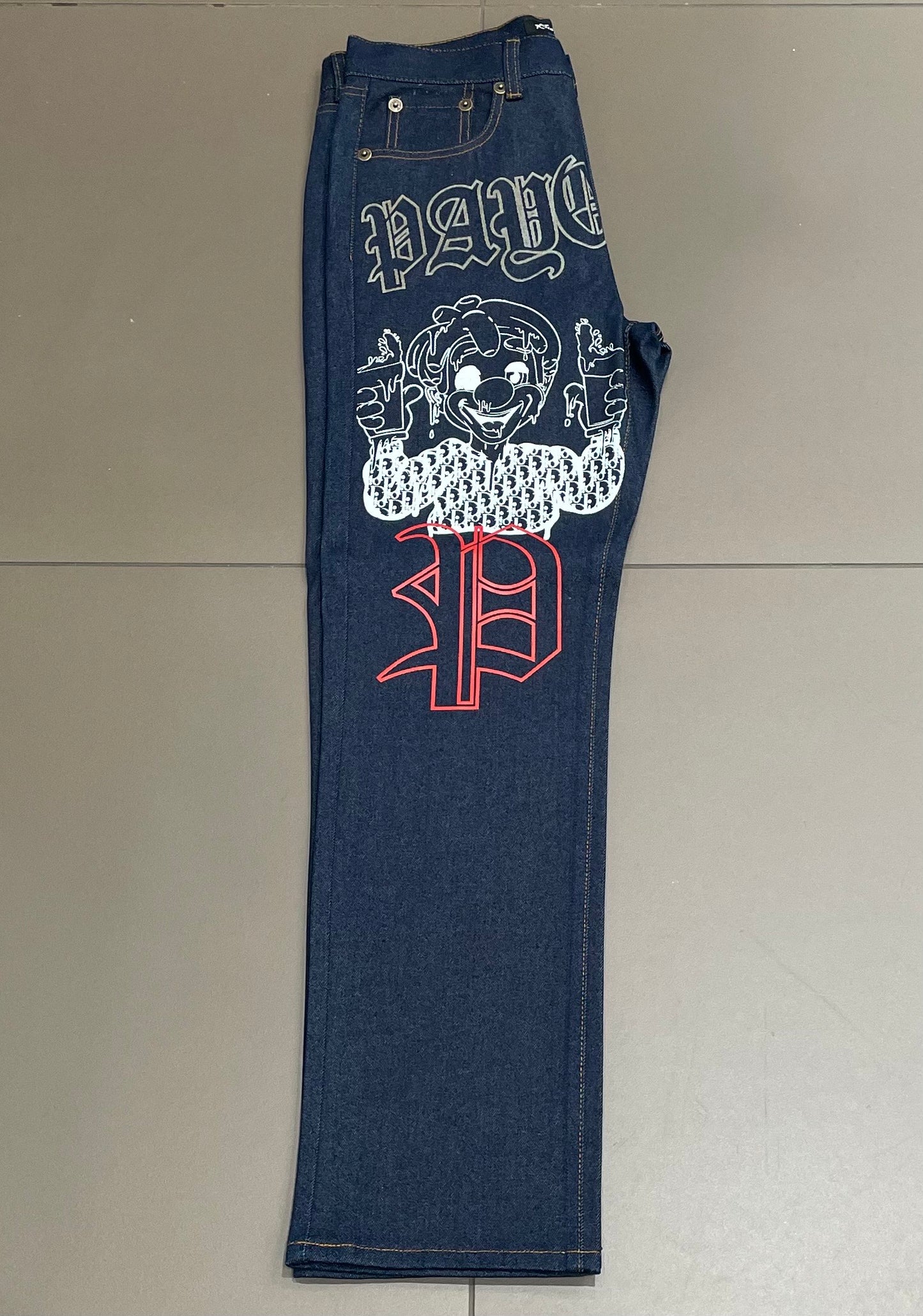 Navy/Red Payonazo jeans