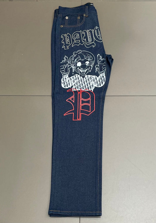 Navy/Red Payonazo jeans