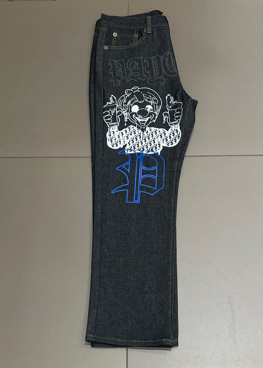 Black Denim/Blue Payonazo Jeans