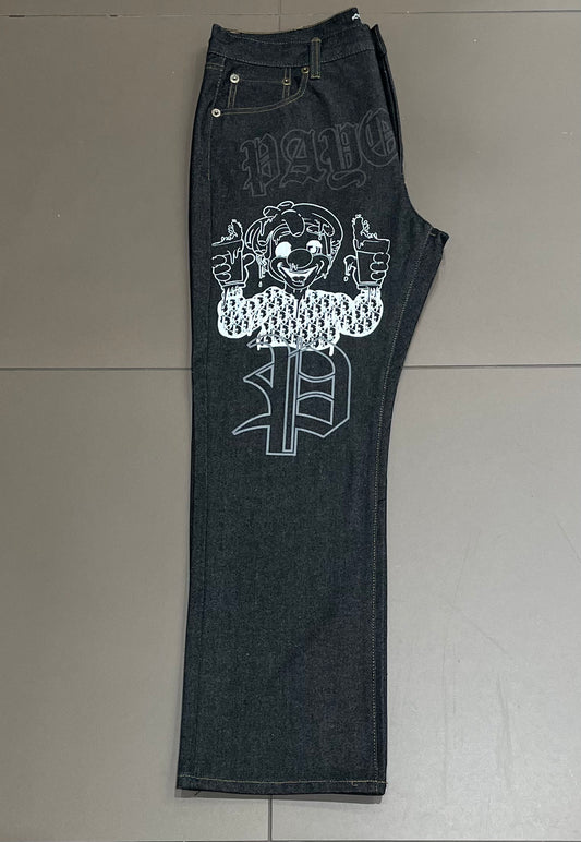 Black Denim/Grey Payonazo Jeans