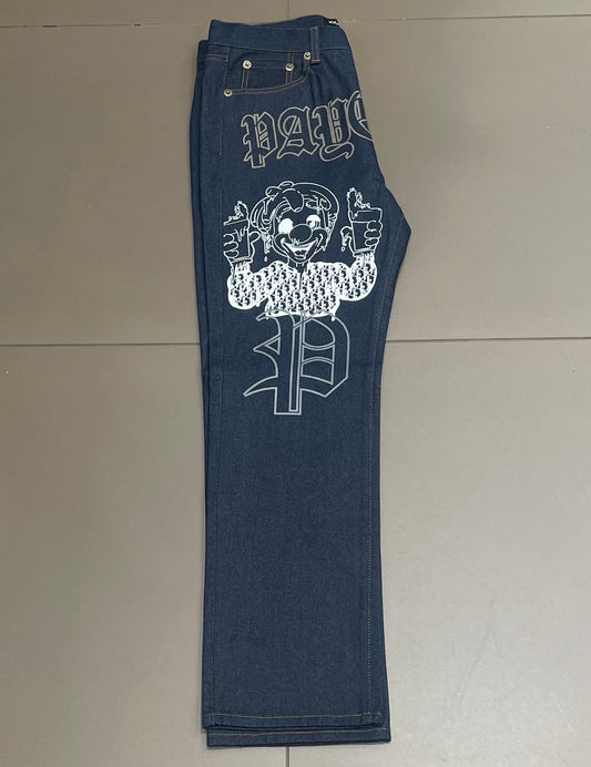 Navy/Grey Payonazo Jeans
