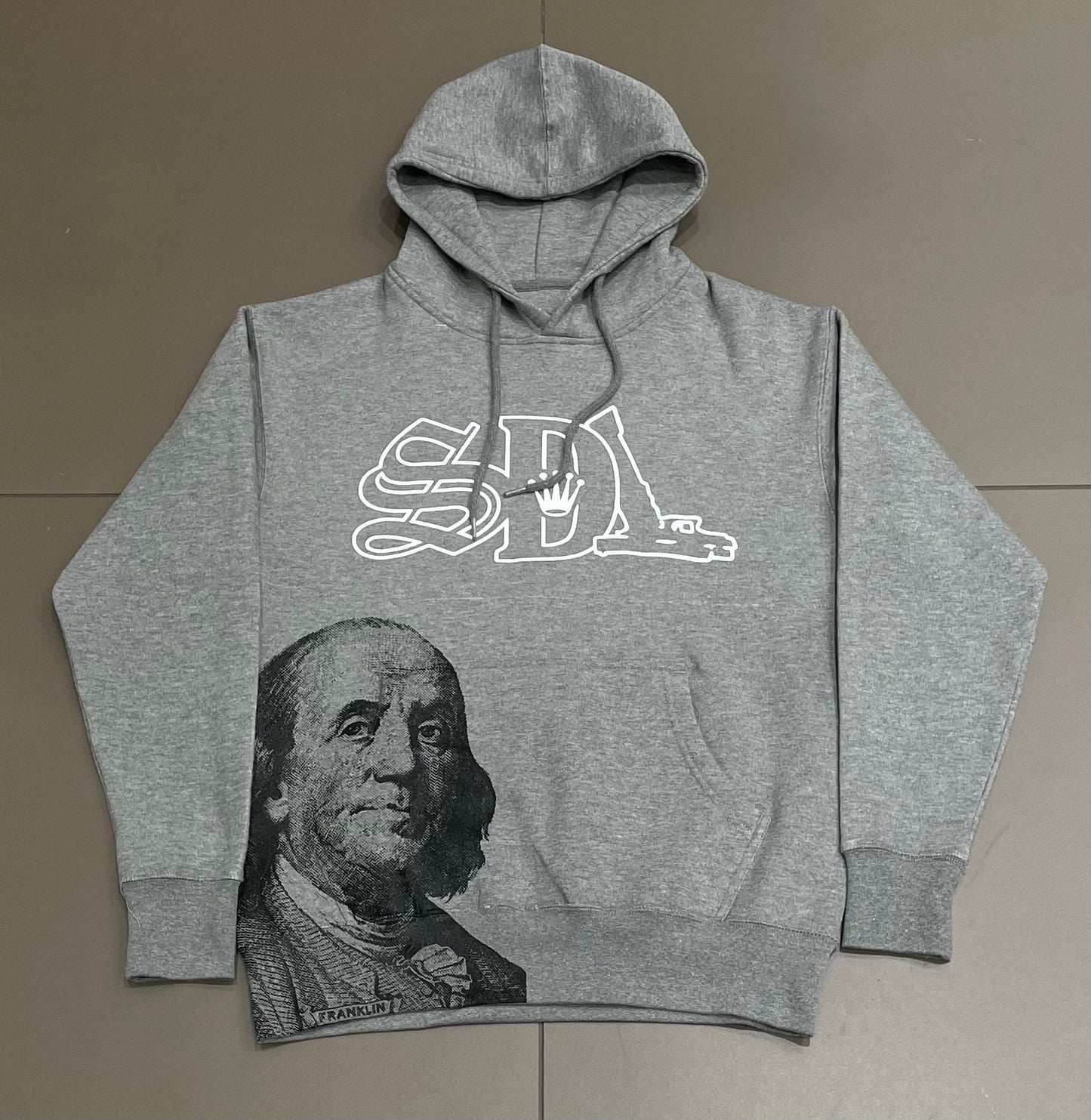 Grey/White SDL Hoodie