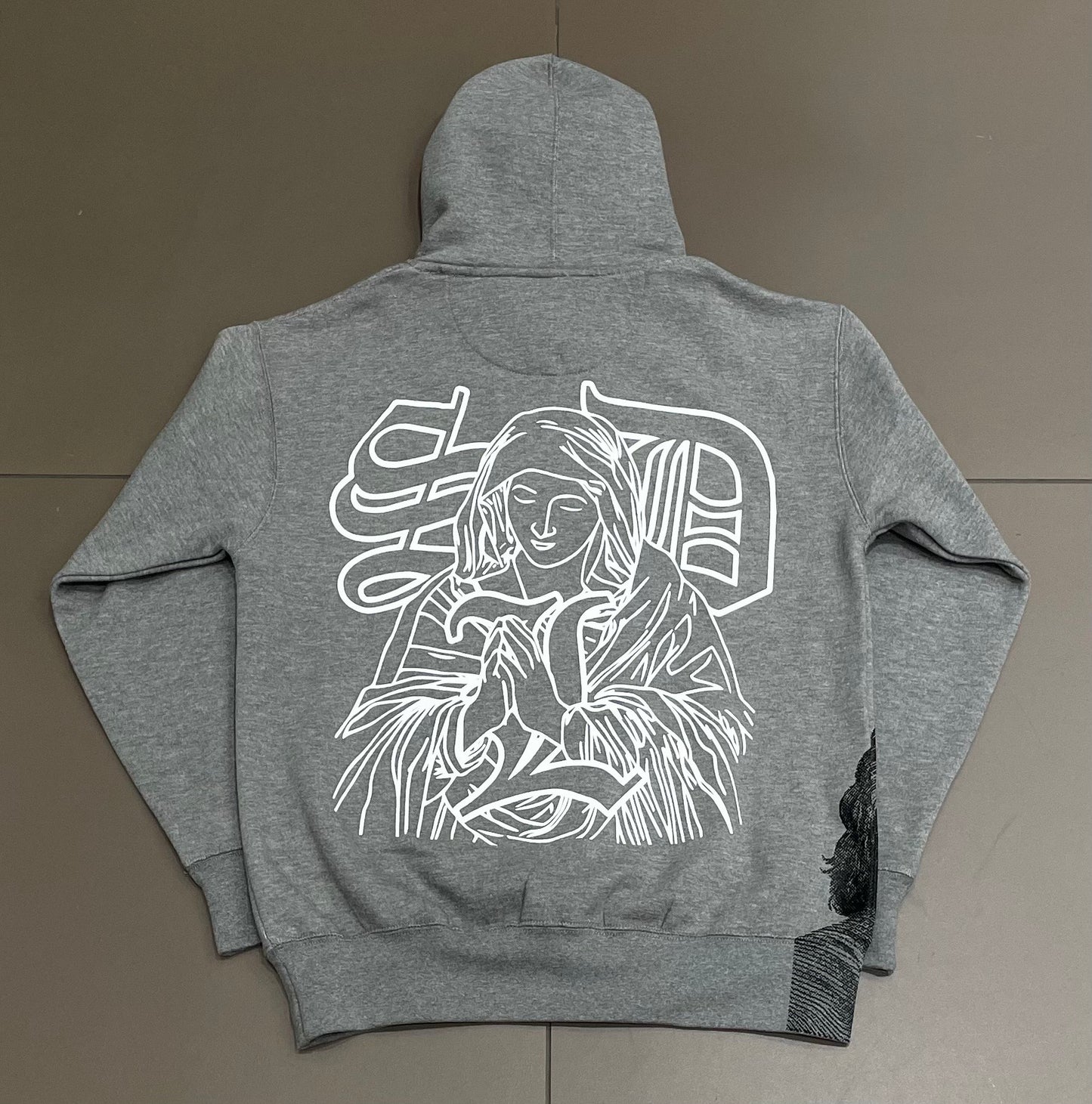 Grey/White SDL Hoodie