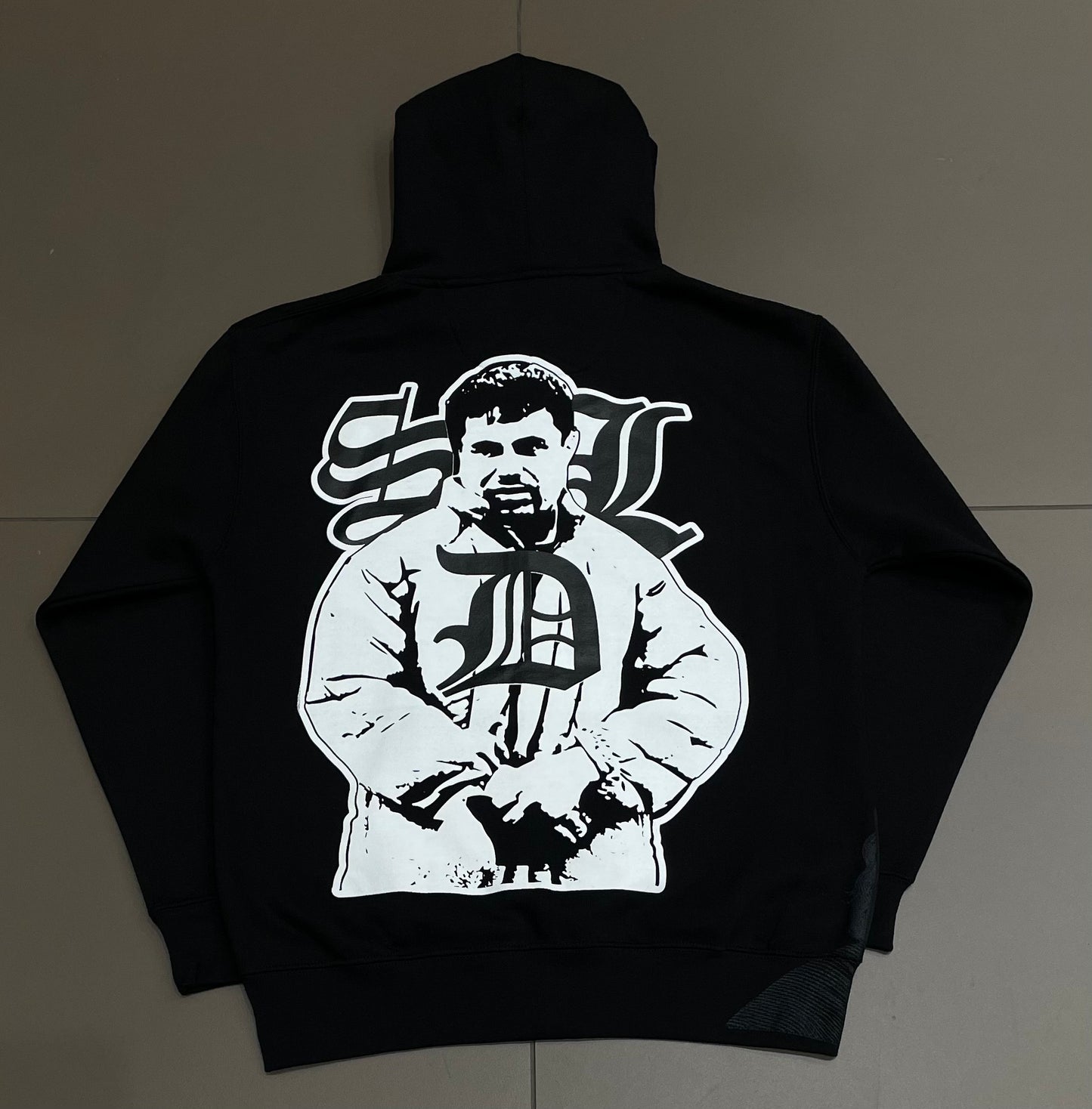 Black/Black Chapo SDL Rhinestone  Zipup