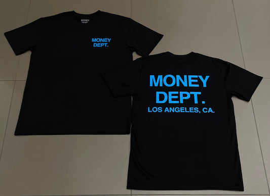 Black/Blue Money Dept Tee