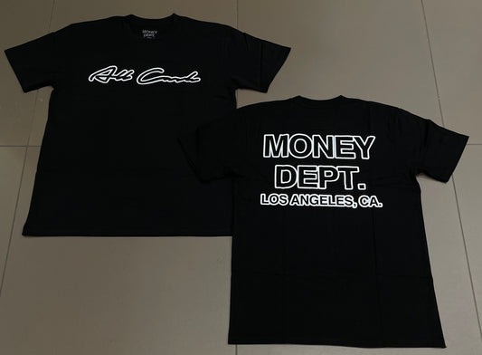 Black All Cash x Money Dept Tee