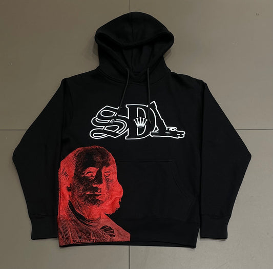 Black/Red SDL Hoodie