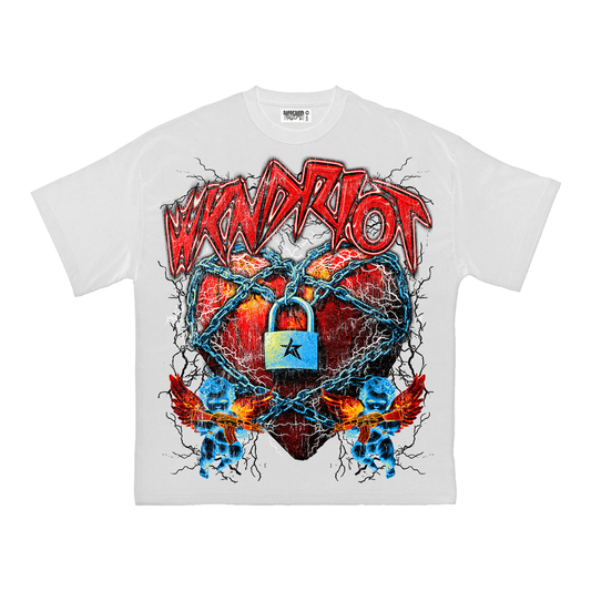 White Protected Love Wknd Riot Tee