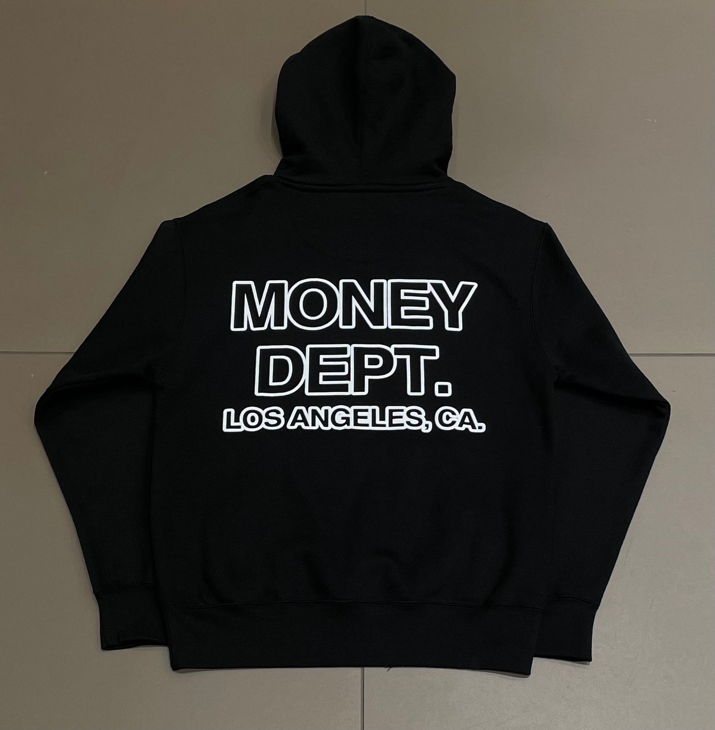 Black/White All Cash x Money Dept Hoodie