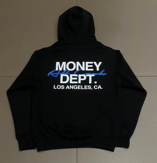 Black/Blue All Cash x Money Dept Hoodie