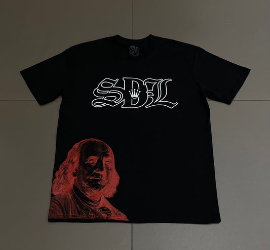 Black/Red SDL Tee